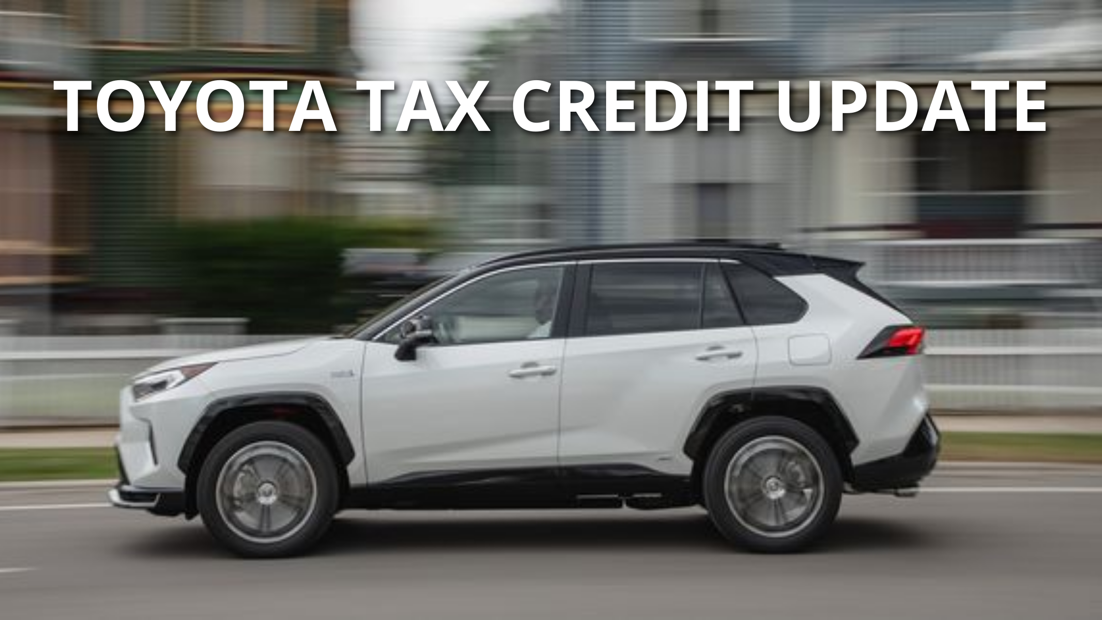 Toyota Electric Tax Rebate
